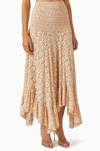 Vieira Maxi Skirt in Lace