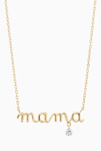 Venus Mama Diamond Necklace in 18kt Gold