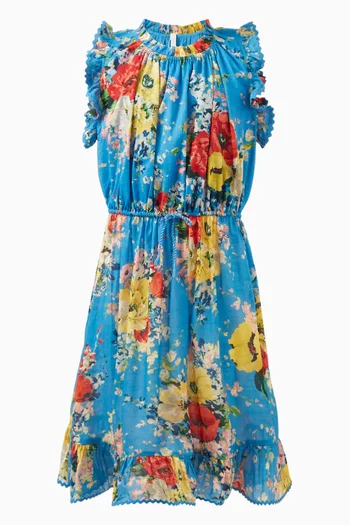 Alight Floral-print Flip Dress in Cotton