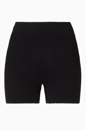 Dom Mini Biker Shorts in Crinkle™ Fabric