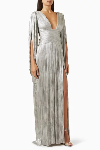Alana Maxi Dress in Silk