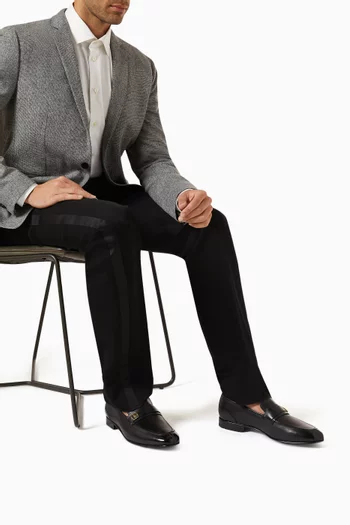 حذاء سهل الارتداء سيدي جلد