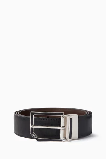 Charlton Reversible Buckle Belt in Leather