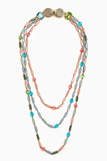 JWL Swarovski-crystal Layered Necklace