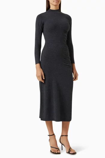 Ryna Knit Maxi Dress in Wool-Cashmere Blend