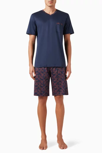 Selections Pyjama Set in Mercerized Interlock Cotton
