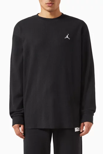 Jordan Flight Essentials Sweatshirt in Cotton Waffle Blend