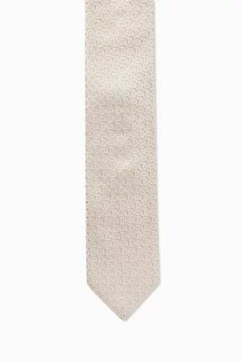 Micro Paisley Tie in Silk