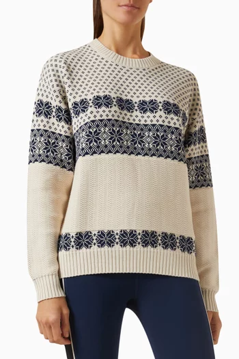 Aspen Boo Sweater in Organic Cotton-knit