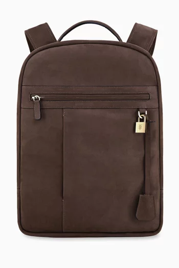 Backpack in Nubuck Leather