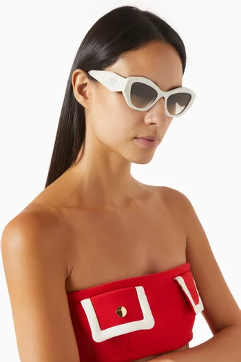 Irregular Sunglasses in Acetate