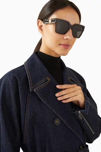Medusa Deco Butterfly Sunglasses