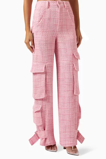 Ultracargo Tweed Pants in Cotton-Blend