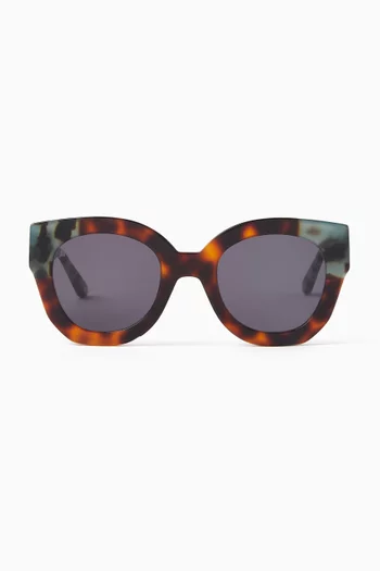 The Swirl Icons Sunglasses in Acetate