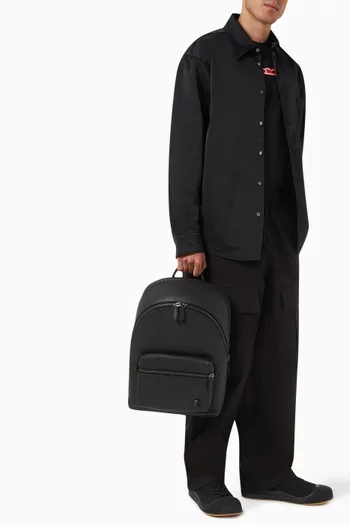 Charter Backpack in Polished Pebble Leather
