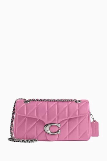 Tabby 26 Quilted Shoulder Bag in Leather