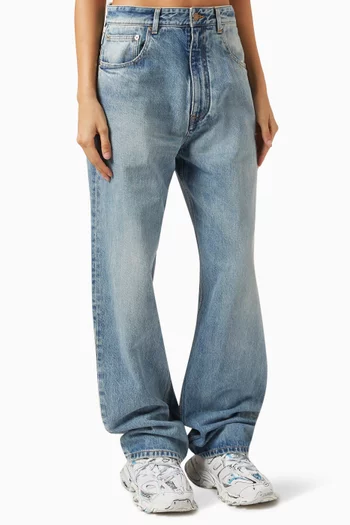 Unisex Loose-fit Jeans in Denim