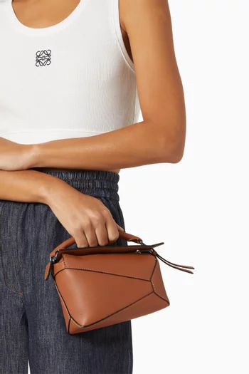 Mini Puzzle Bag in Classic Calfskin