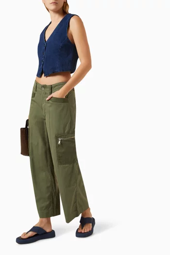 Bianca Cargo Pants in Cotton-blend