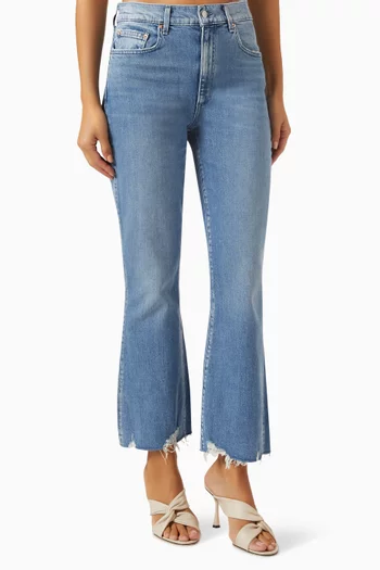 Bella Crop Flared Jeans