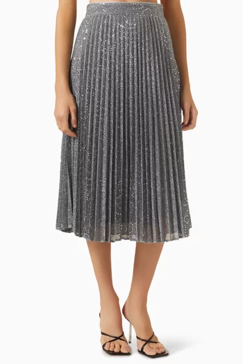 Rayla Sequin-embellished Midi Skirt