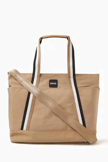 Logo Changing Bag in Canvas