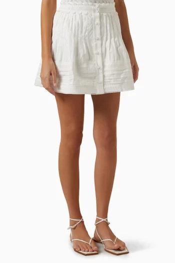 Camila Mini Skirt in Cotton