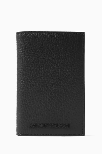 EA Bi-fold Wallet in Tumbled Leather