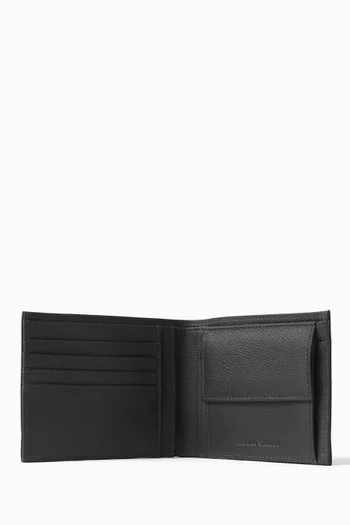 EA Bi-fold Wallet in Leather