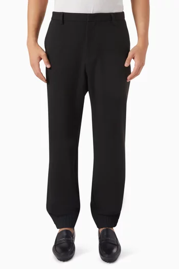 Casual Pants in Viscose-blend Twill