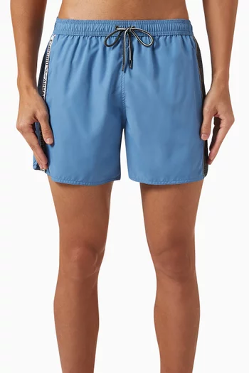 EA Logo Swim Shorts in Nylon