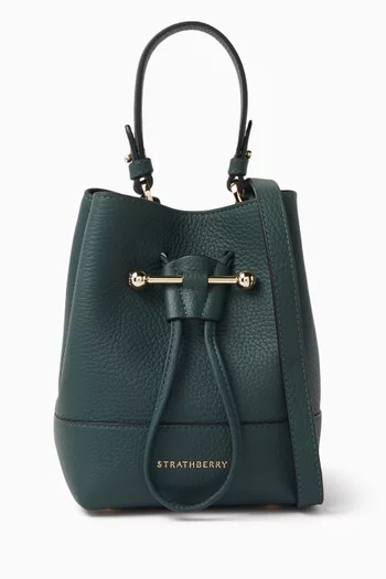 Small Lana Osette Bucket Bag in Leather