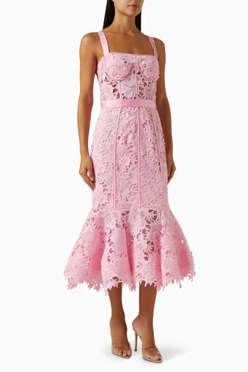 Clover Lace Midi Dress