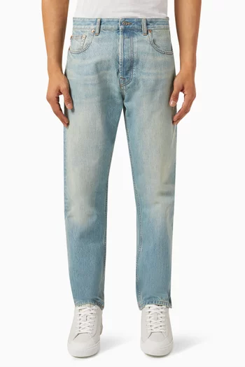 Valentino Garavani VLOGO Jeans in Cotton Denim