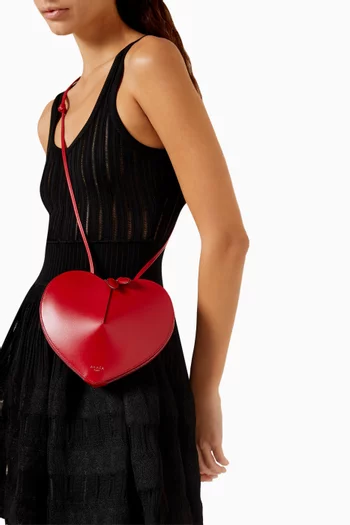 Le Coeur Crossbody Bag In Calfskin