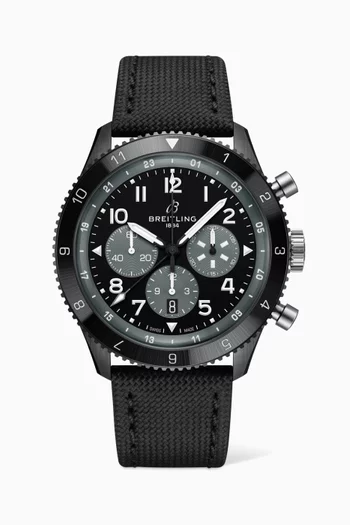 Buy Breitling Black Super AVI B04 Chronograph GMT Mosquito Night Fighter 46mm For Men Online Ounass Bahrain