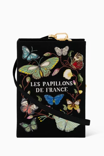 Les Papillons De France Clutch in Felt