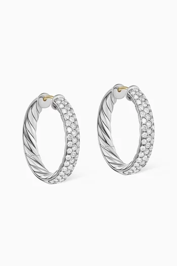 DY Mercer™ Hoop Earrings in Sterling Silver
