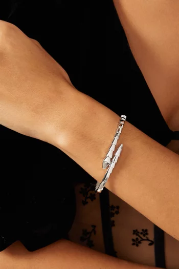 Serpenti Viper Bracelet in 18kt White Gold