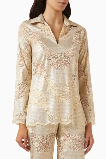 Amelia Shirt in Lace