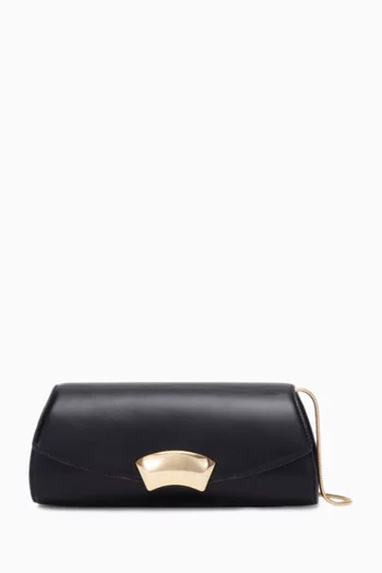 ID Clutch Bag in Smooth Leather