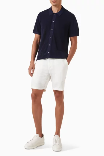 Fixed-waist Shorts in Linen