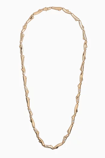 Le Brin Diamond Collar Necklace in 18kt Gold