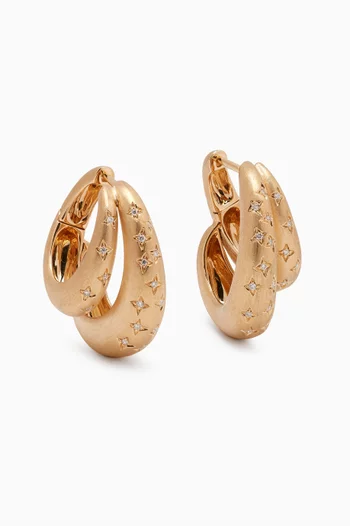 Skin Diamond Earrings in 18kt Gold