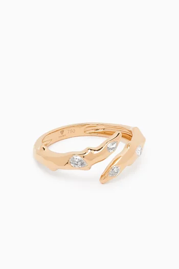 Le Brin Diamond Ring in 18kt Gold