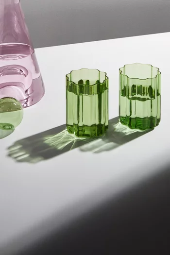 Wave Glass, Set of 2