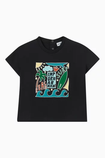 Surfing Fantasy T-Shirt in Cotton