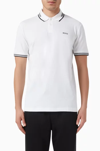 Paul Slim-fit Polo Shirt in Stretch-cotton