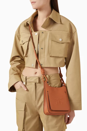 Mini Himmel Hobo Bag in Leather