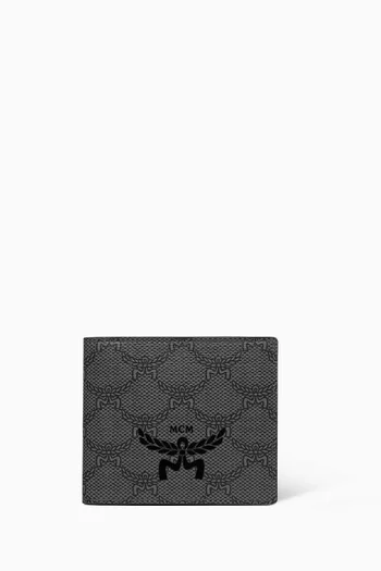Mcm black card holder shop